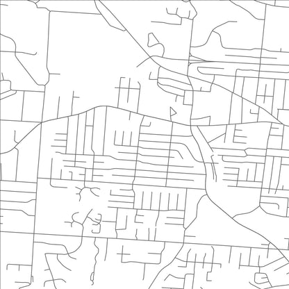 ROAD MAP OF BRIDGETOWN, OHIO BY MAPBAKES