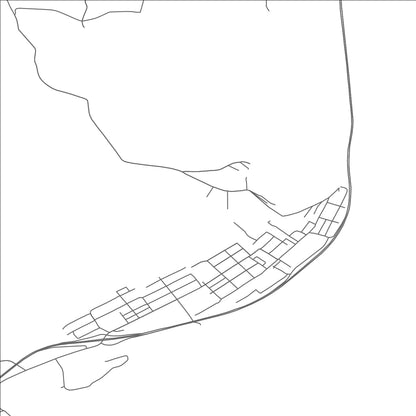 ROAD MAP OF BRILLIANT, OHIO BY MAPBAKES