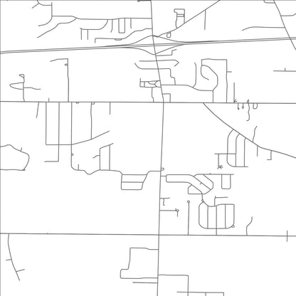 ROAD MAP OF BRIMFIELD, OHIO BY MAPBAKES