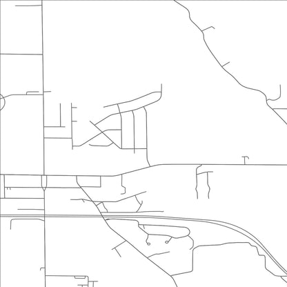 ROAD MAP OF BROOKFIELD CENTER, OHIO BY MAPBAKES