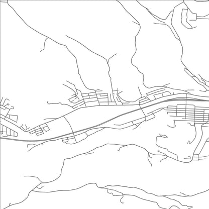 ROAD MAP OF BROOKSIDE, OHIO BY MAPBAKES