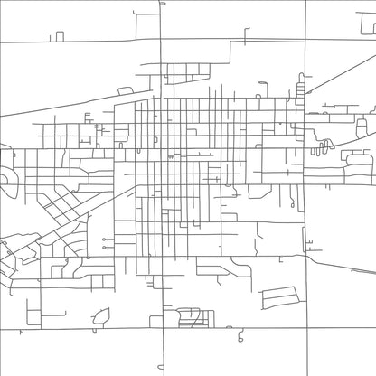 ROAD MAP OF BRYAN, OHIO BY MAPBAKES