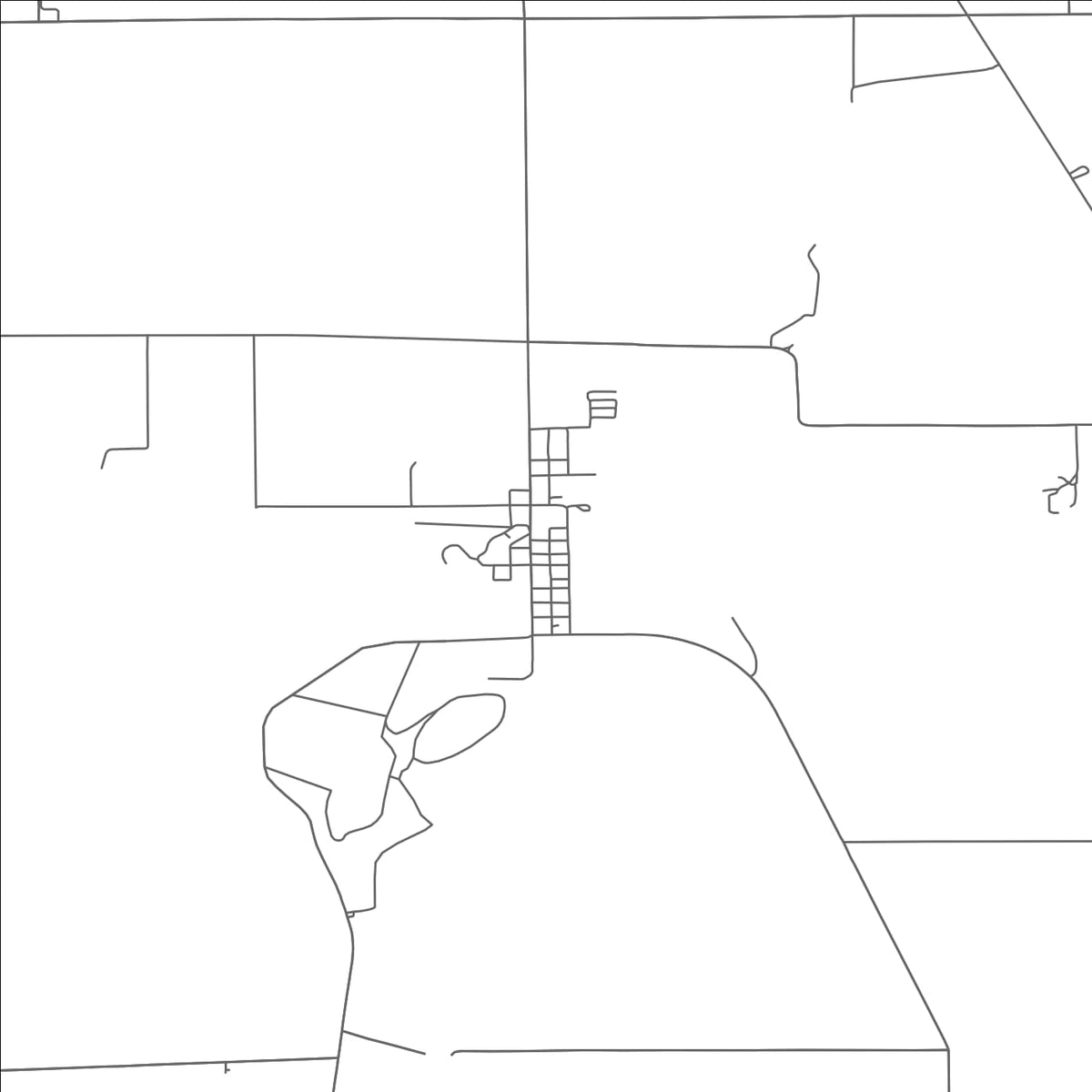 ROAD MAP OF BUCKLAND, OHIO BY MAPBAKES