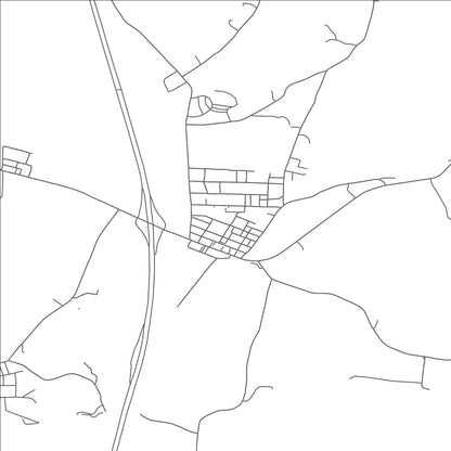 ROAD MAP OF BUFFALO, OHIO BY MAPBAKES