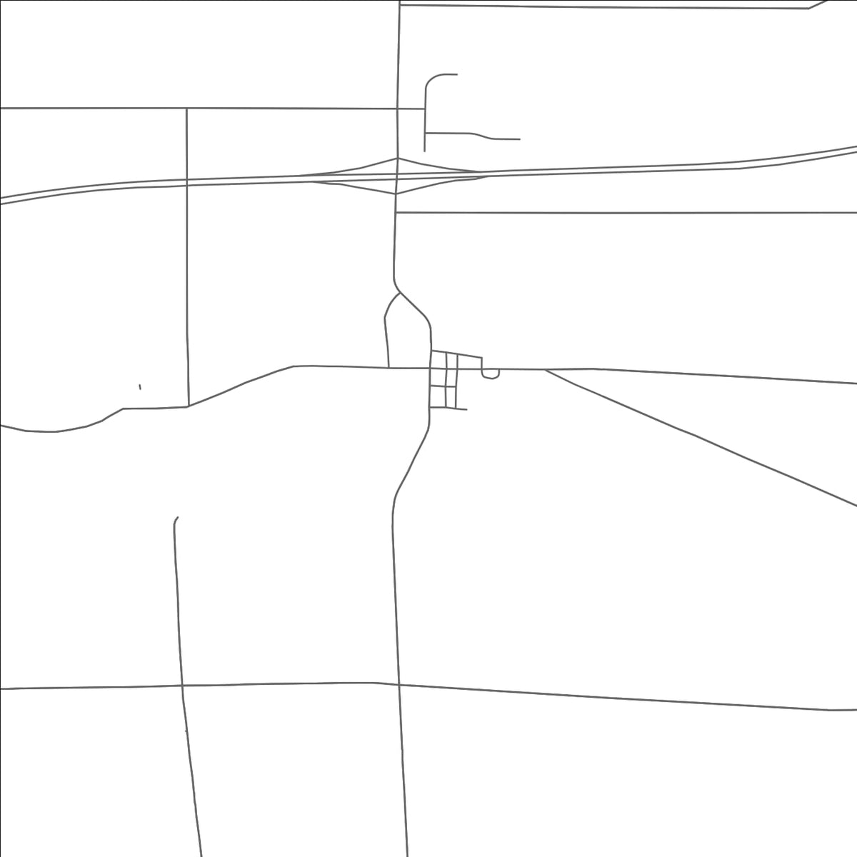 ROAD MAP OF BURBANK, OHIO BY MAPBAKES