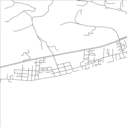 ROAD MAP OF BURLINGTON, OHIO BY MAPBAKES