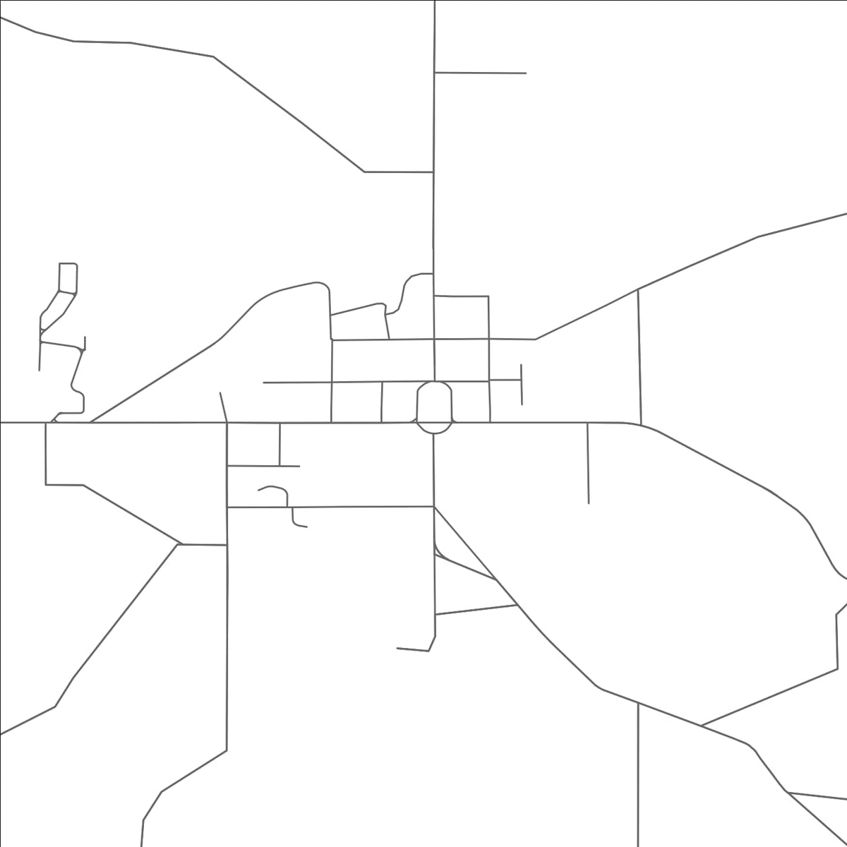 ROAD MAP OF BURTON, OHIO BY MAPBAKES