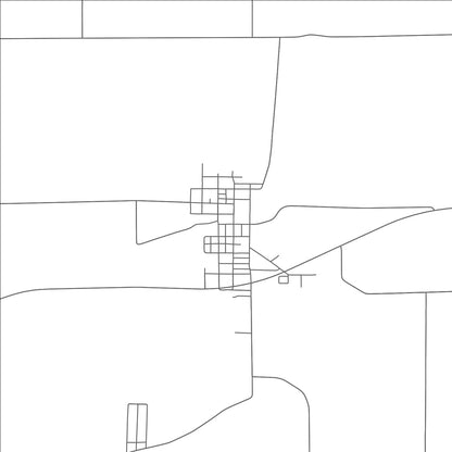 ROAD MAP OF CALEDONIA, OHIO BY MAPBAKES