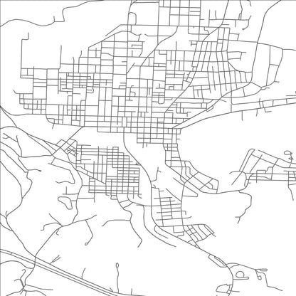 ROAD MAP OF CAMBRIDGE, OHIO BY MAPBAKES