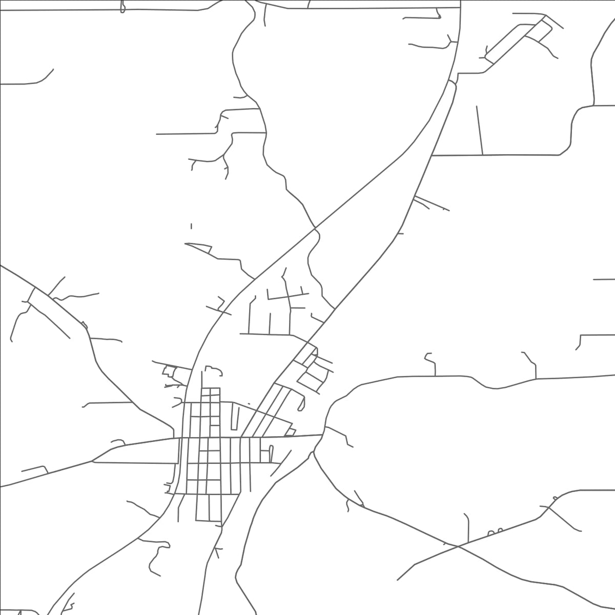 ROAD MAP OF CAMDEN, OHIO BY MAPBAKES