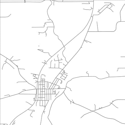 ROAD MAP OF CAMDEN, OHIO BY MAPBAKES