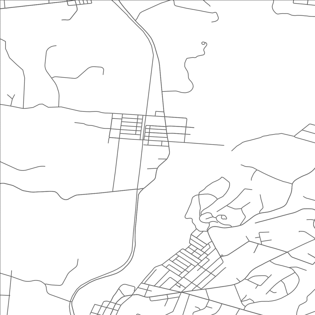 ROAD MAP OF CAMP DENNISON, OHIO BY MAPBAKES