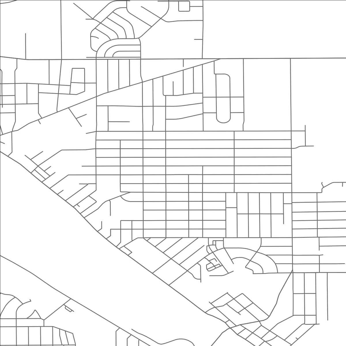 ROAD MAP OF CAMPBELL, OHIO BY MAPBAKES
