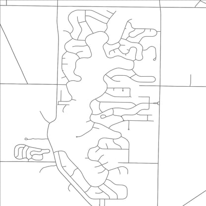 ROAD MAP OF CANDLEWOOD LAKE, OHIO BY MAPBAKES