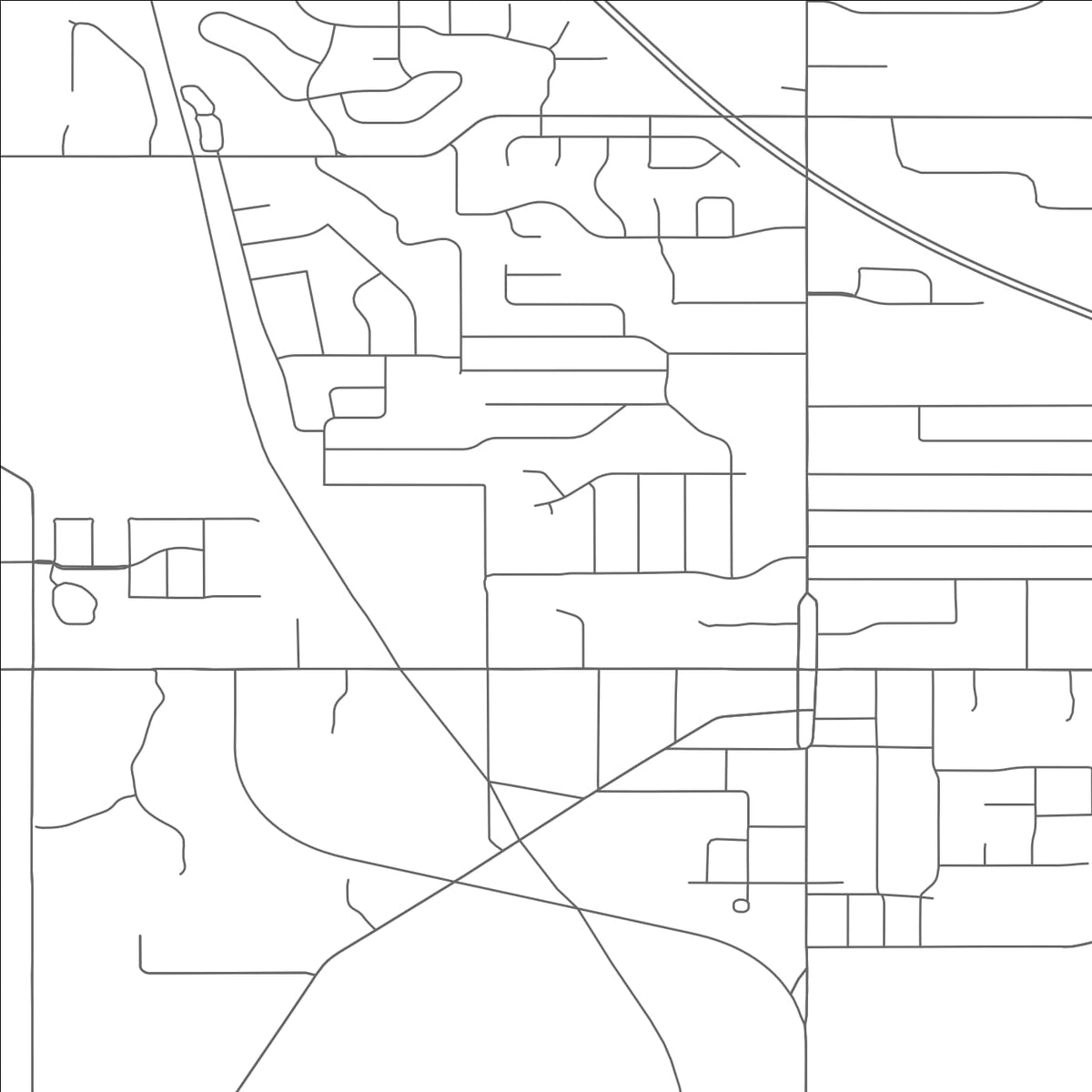 ROAD MAP OF CANFIELD, OHIO BY MAPBAKES