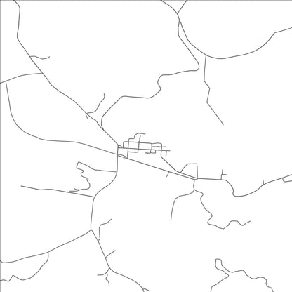 ROAD MAP OF CARBON HILL, OHIO BY MAPBAKES