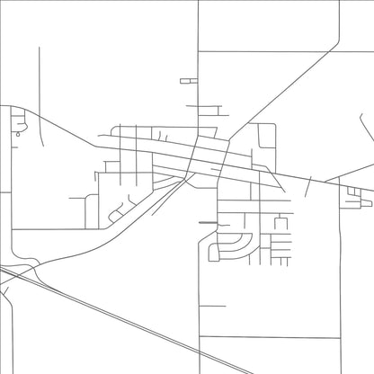 ROAD MAP OF CAREY, OHIO BY MAPBAKES