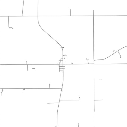 ROAD MAP OF CASTINE, OHIO BY MAPBAKES
