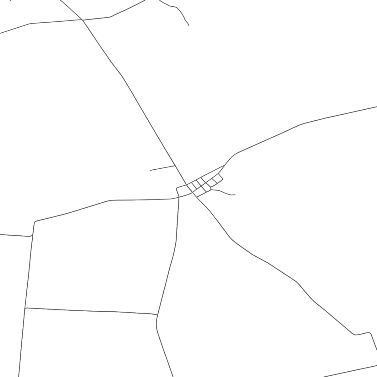ROAD MAP OF CATAWBA, OHIO BY MAPBAKES