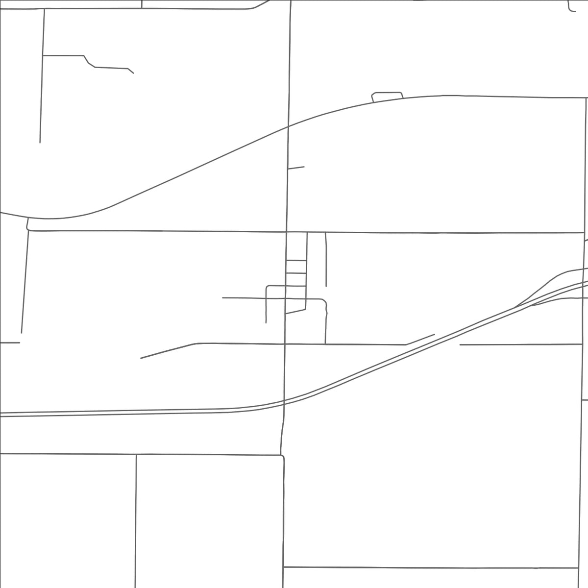 ROAD MAP OF CECIL, OHIO BY MAPBAKES