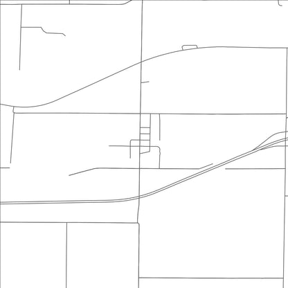 ROAD MAP OF CECIL, OHIO BY MAPBAKES