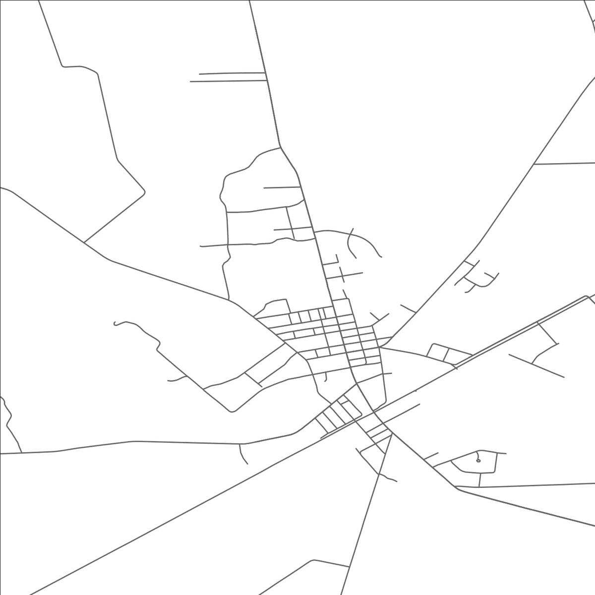 ROAD MAP OF CEDARVILLE, OHIO BY MAPBAKES