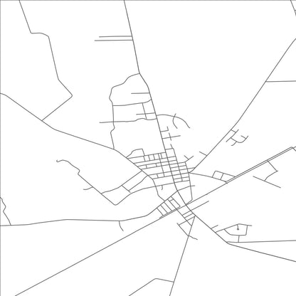 ROAD MAP OF CEDARVILLE, OHIO BY MAPBAKES