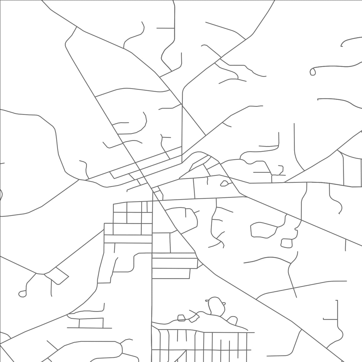 ROAD MAP OF CHAGRIN FALLS, OHIO BY MAPBAKES