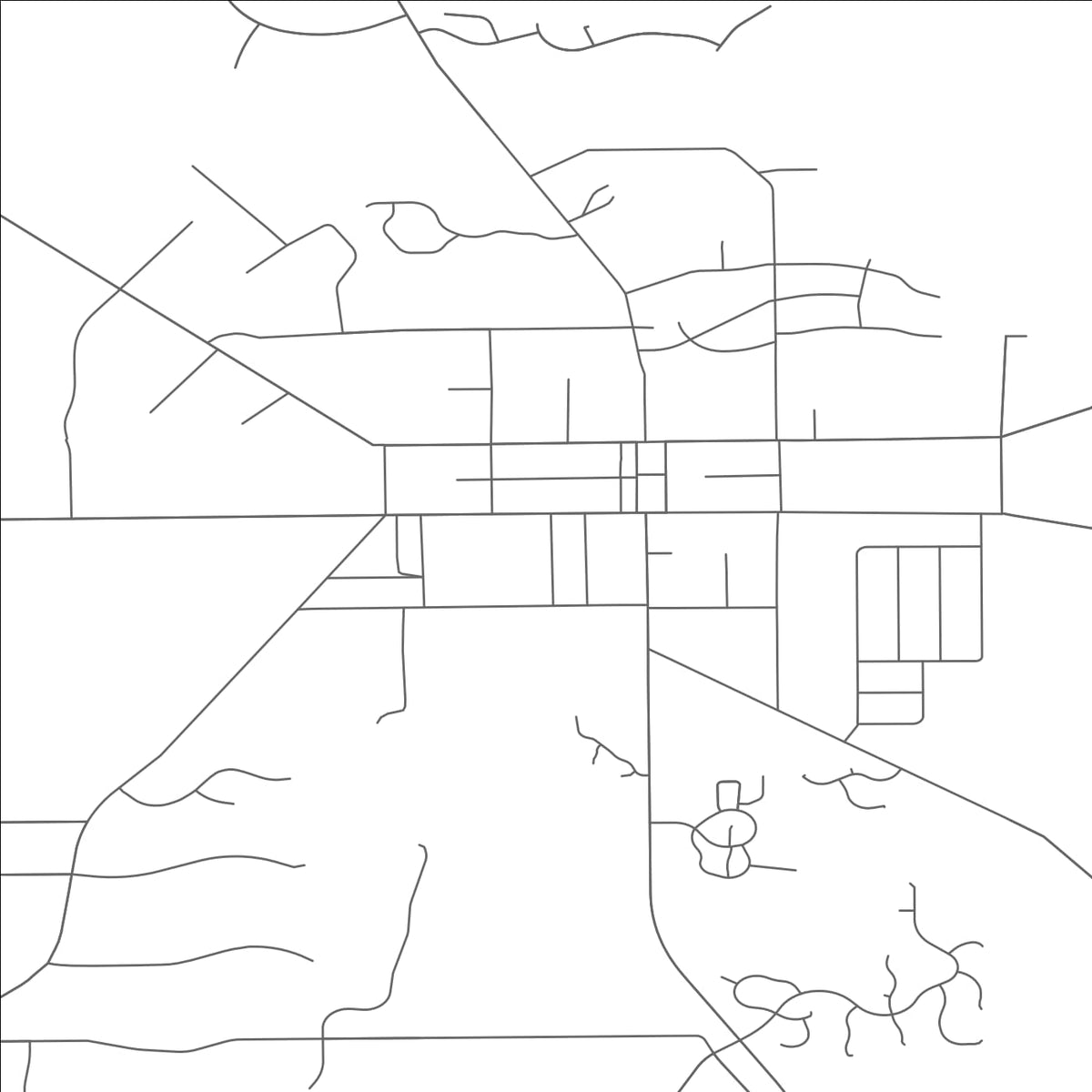 ROAD MAP OF CHARDON, OHIO BY MAPBAKES