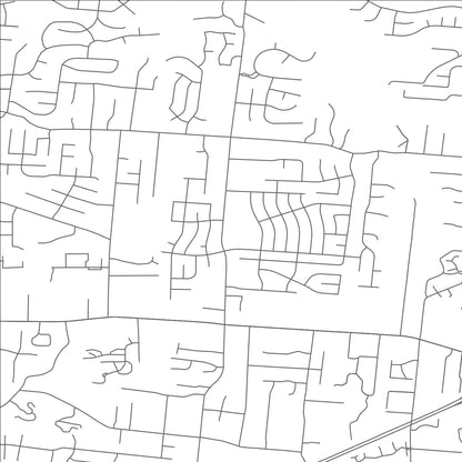 ROAD MAP OF CHERRY GROVE, OHIO BY MAPBAKES