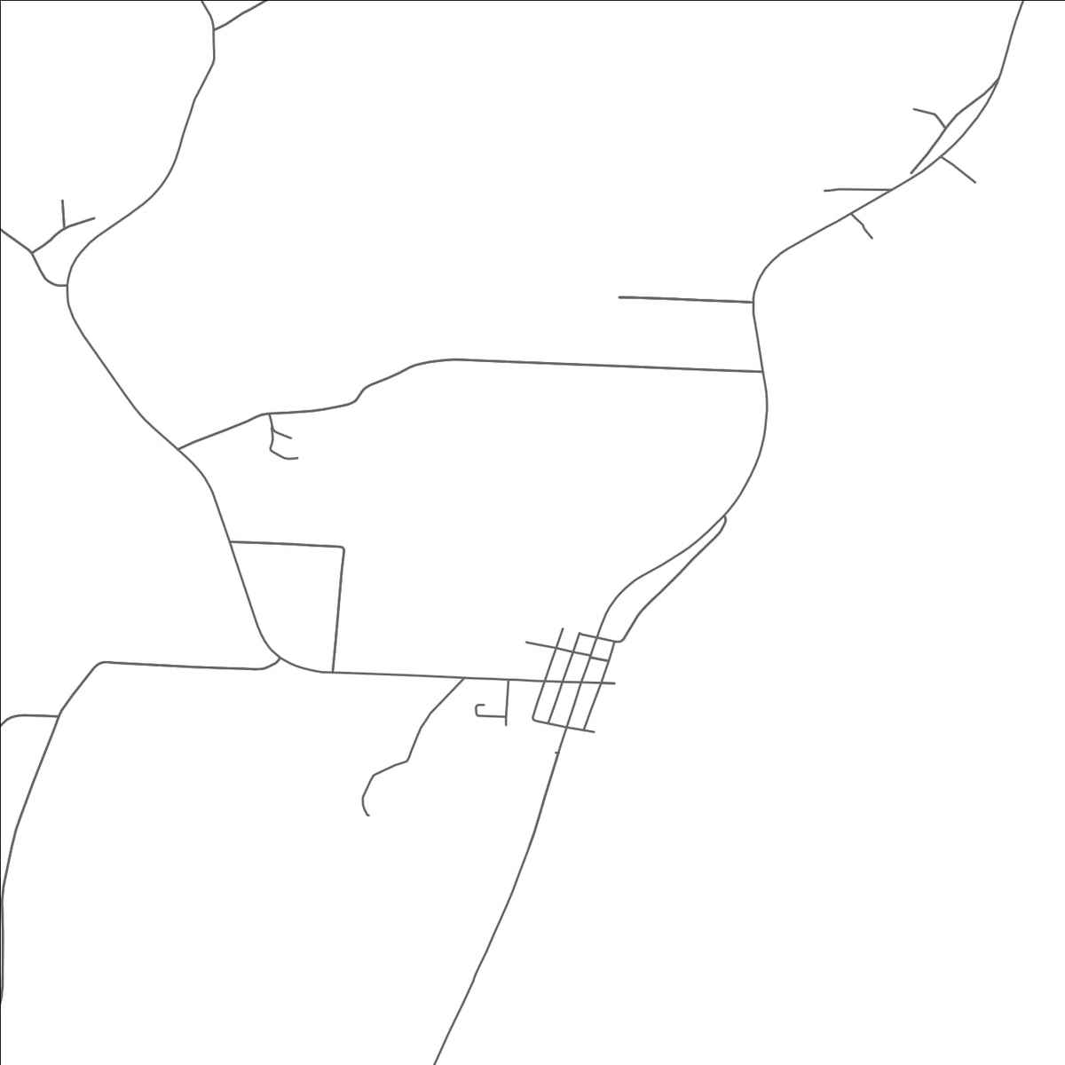 ROAD MAP OF CHESHIRE, OHIO BY MAPBAKES