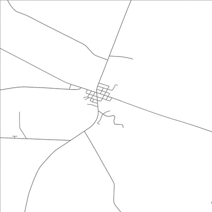 ROAD MAP OF CHESTERVILLE, OHIO BY MAPBAKES