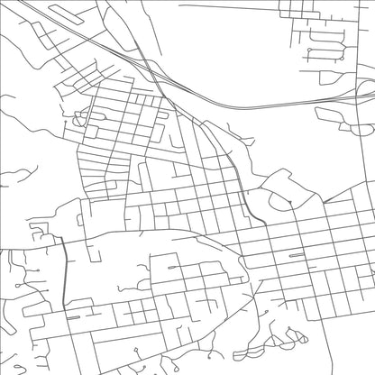 ROAD MAP OF CHILLICOTHE, OHIO BY MAPBAKES