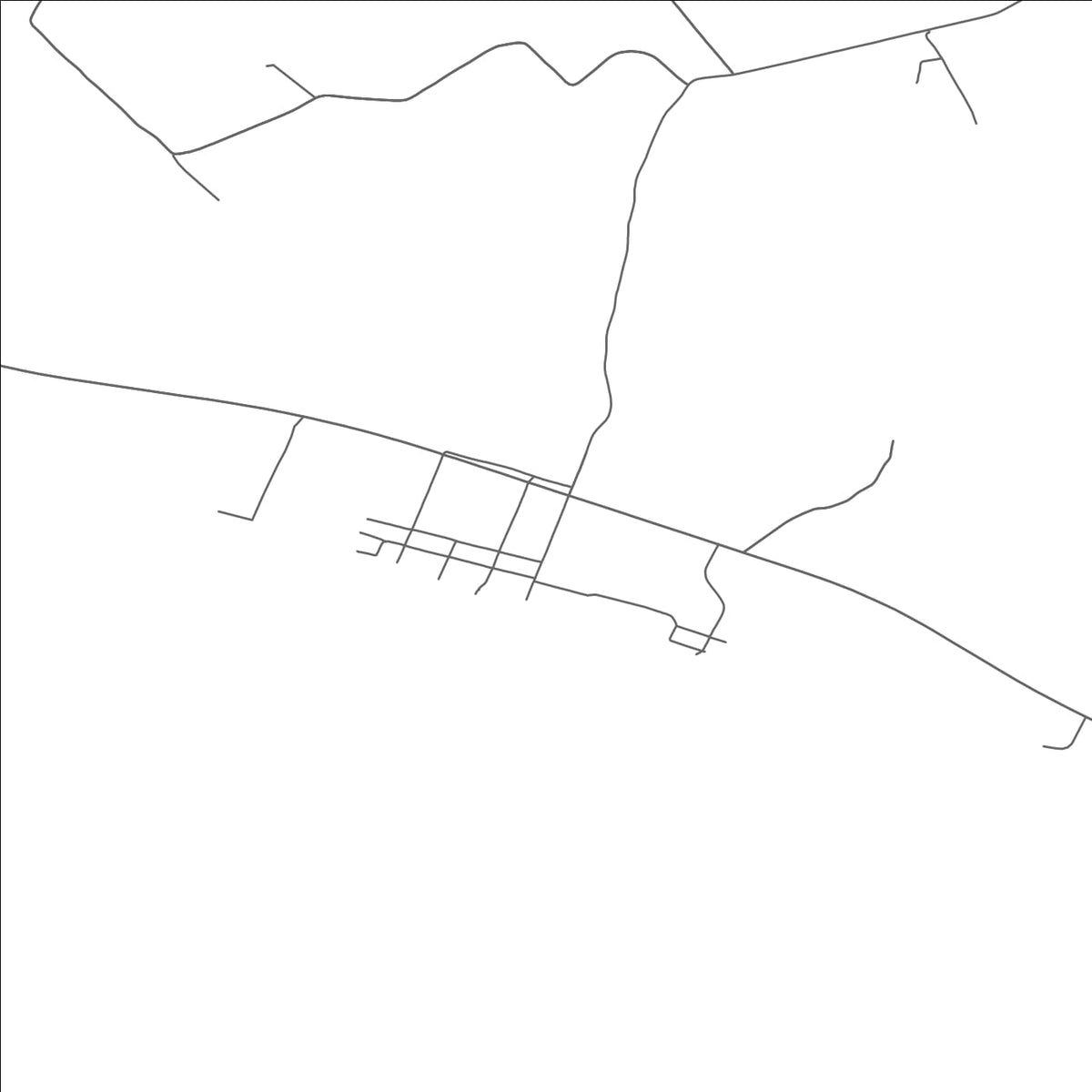 ROAD MAP OF CHILO, OHIO BY MAPBAKES