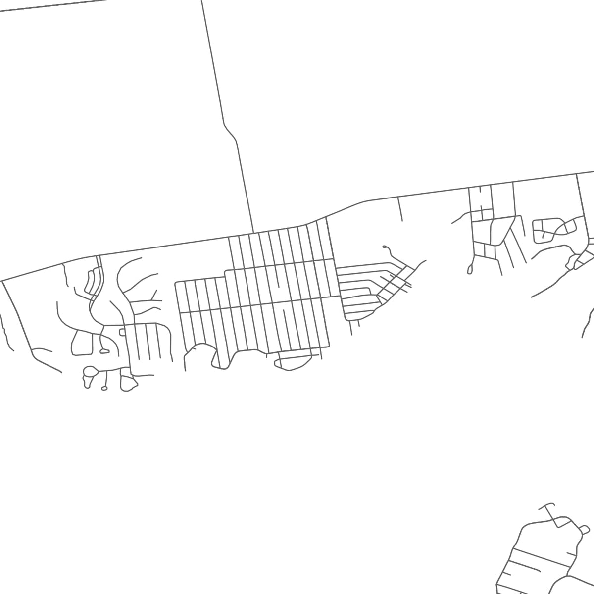ROAD MAP OF CHIPPEWA PARK, OHIO BY MAPBAKES