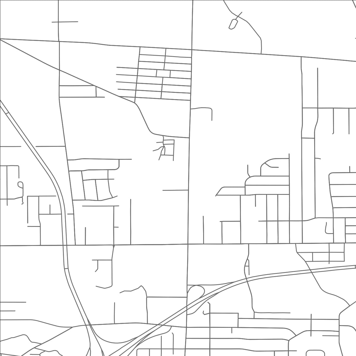 ROAD MAP OF CHURCHILL, OHIO BY MAPBAKES