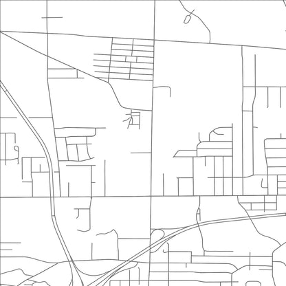 ROAD MAP OF CHURCHILL, OHIO BY MAPBAKES