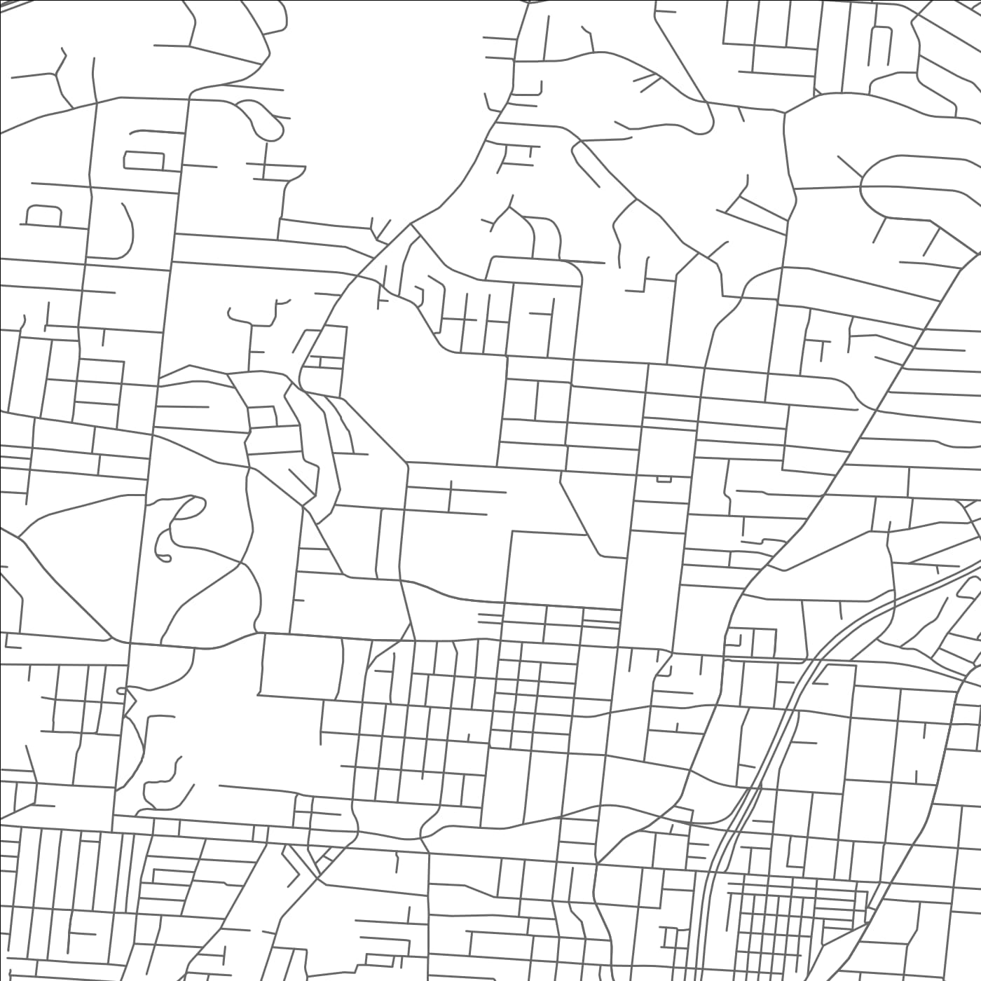 ROAD MAP OF CINCINNATI, OHIO BY MAPBAKES