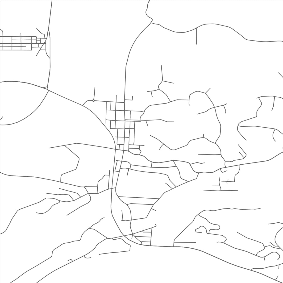 ROAD MAP OF CLEVES, OHIO BY MAPBAKES