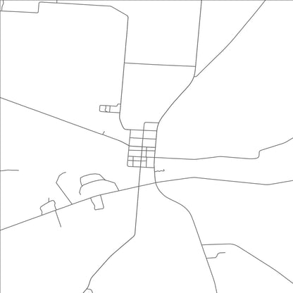 ROAD MAP OF CLIFTON, OHIO BY MAPBAKES