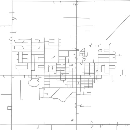 ROAD MAP OF COLDWATER, OHIO BY MAPBAKES