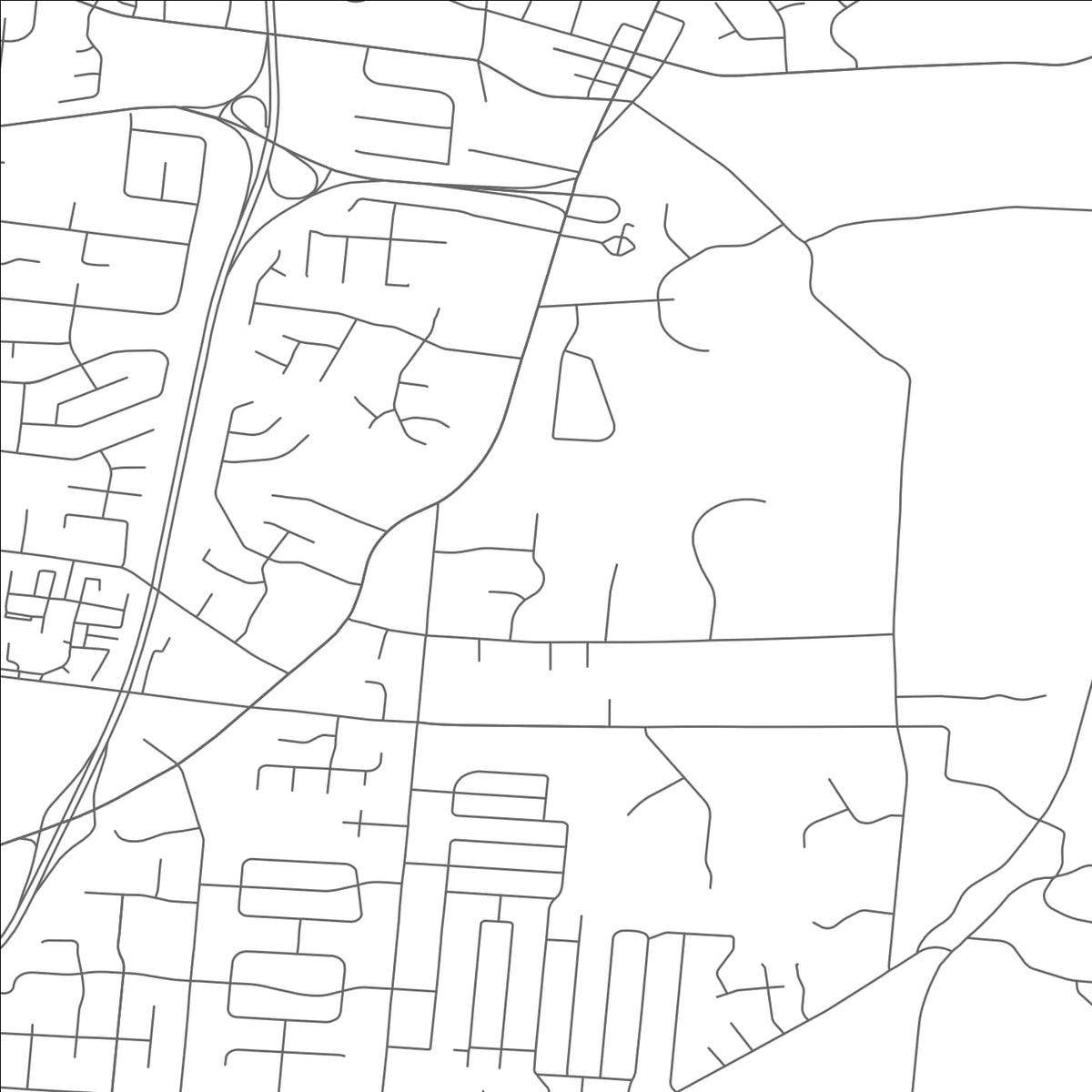 ROAD MAP OF CONCORDE HILLS, OHIO BY MAPBAKES