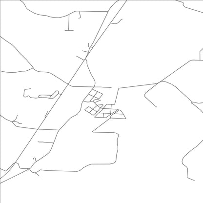 ROAD MAP OF CONESVILLE, OHIO BY MAPBAKES