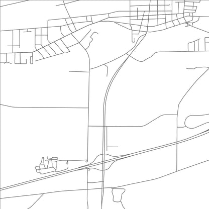 ROAD MAP OF CONNEAUT, OHIO BY MAPBAKES