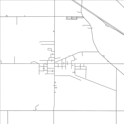ROAD MAP OF CONVOY, OHIO BY MAPBAKES