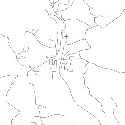 ROAD MAP OF CORNING, OHIO BY MAPBAKES