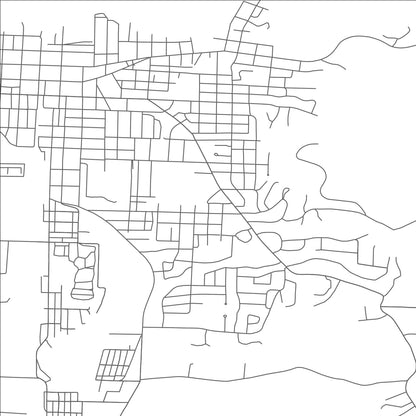ROAD MAP OF COSHOCTON, OHIO BY MAPBAKES