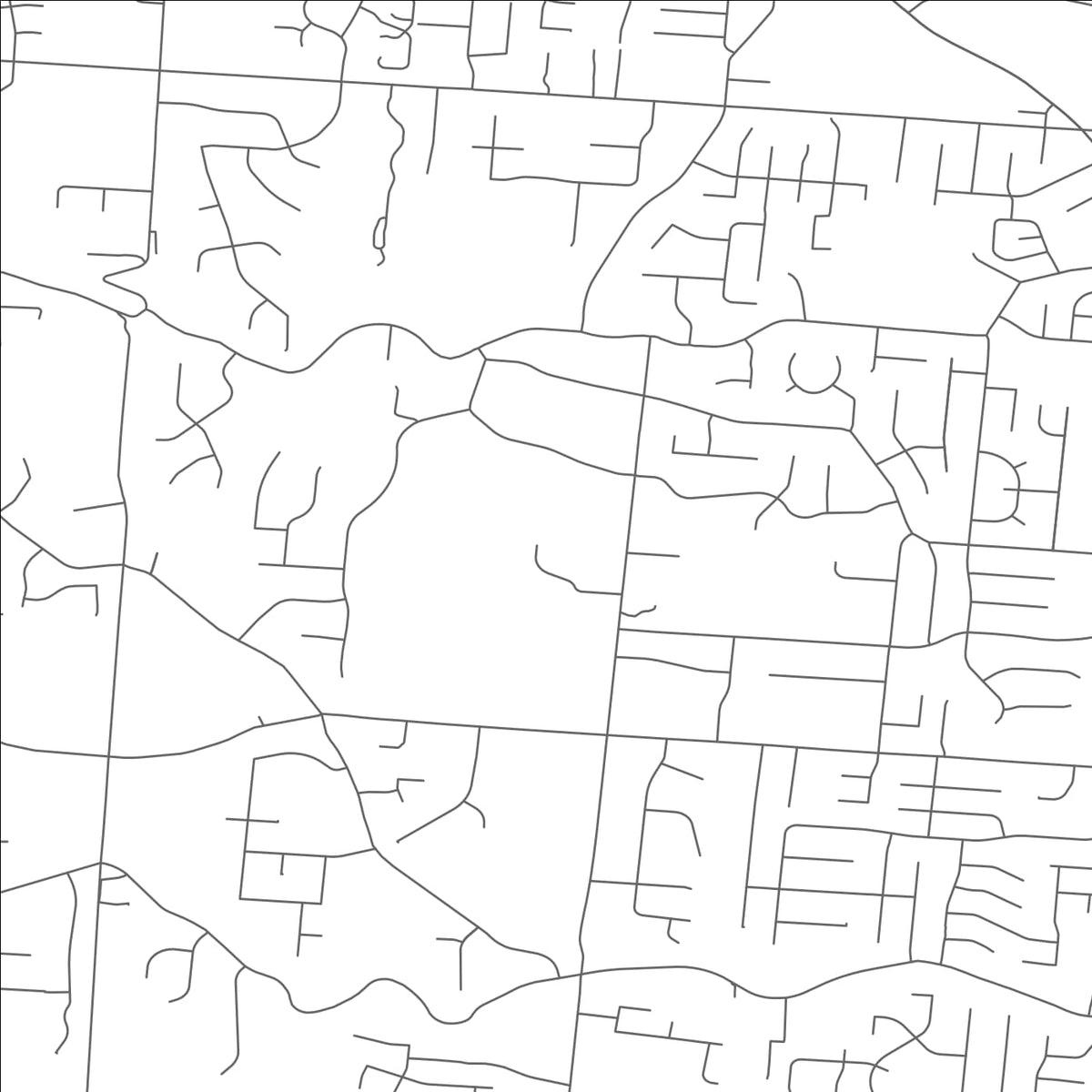 ROAD MAP OF COVEDALE, OHIO BY MAPBAKES