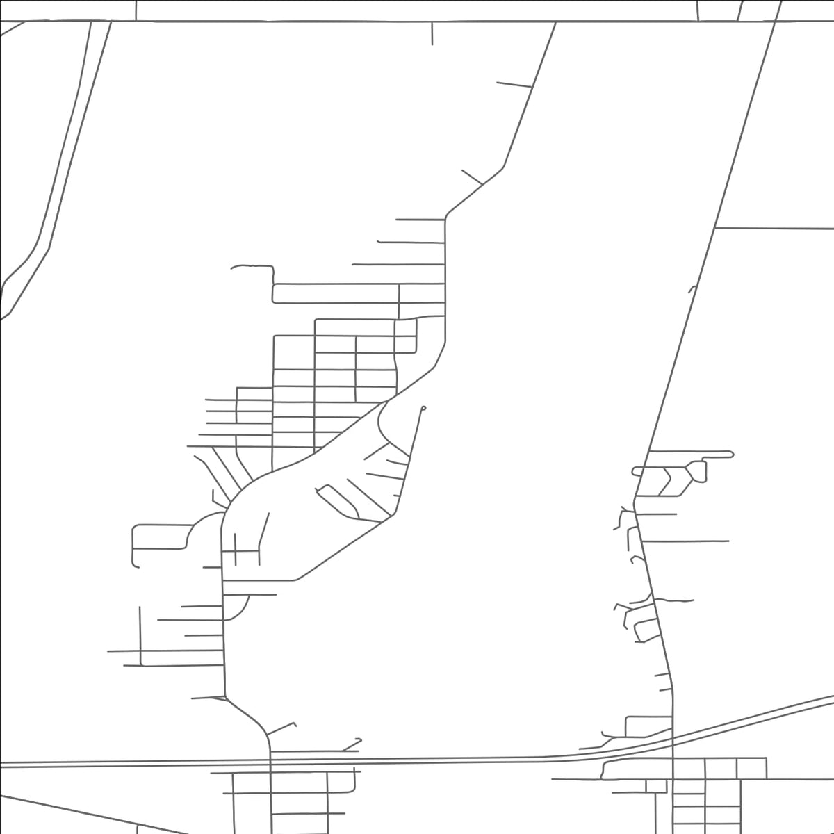 ROAD MAP OF CRAIG BEACH, OHIO BY MAPBAKES