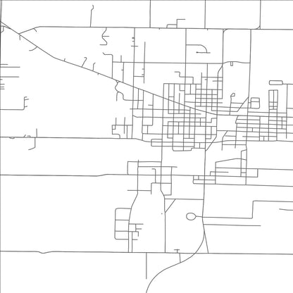 ROAD MAP OF CRESTLINE, OHIO BY MAPBAKES